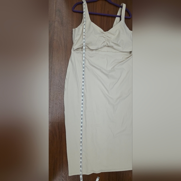 OFFLINE by Aerie Real Me XTRA Scoop Neck Ruched Dress NWT XXL - Picture 10 of 12